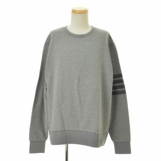 トムブラウン(THOM BROWNE)の【THOMBROWNE】4BAR クルーネック 長袖スウェット(スウェット)