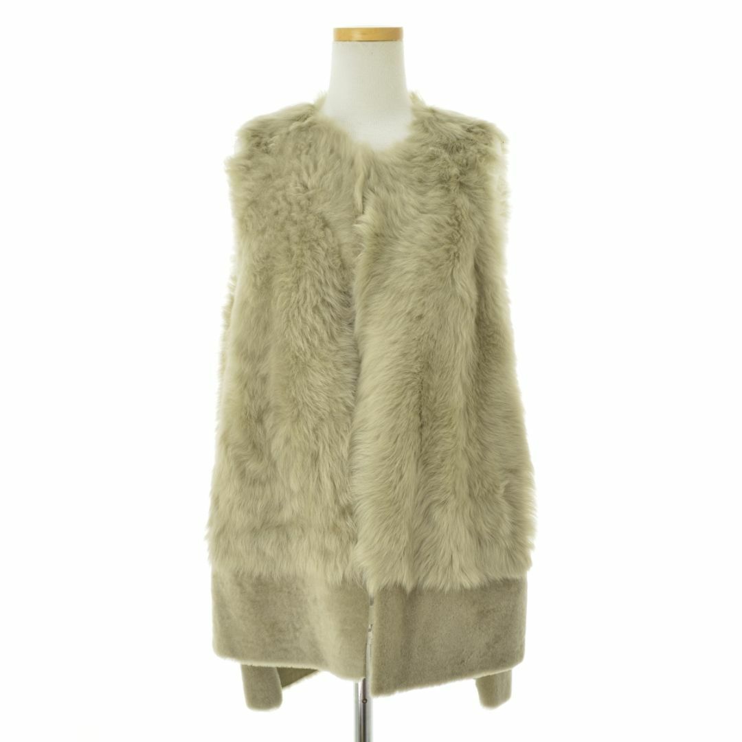 【karldonoghue】SHEARLING MOUTON ジレベスト レディースのトップス(ベスト/ジレ)の商品写真