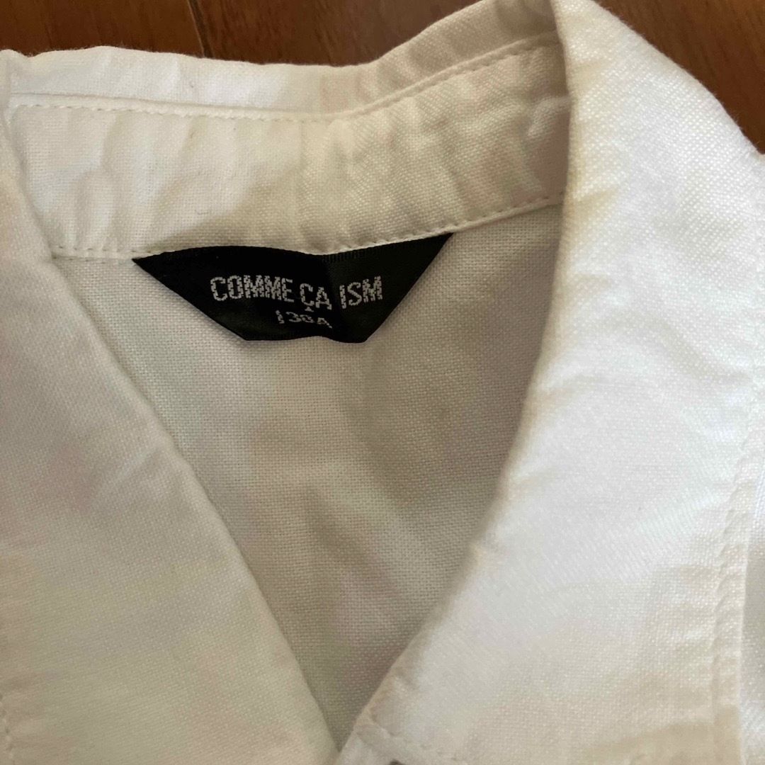 COMME CA ISM(コムサイズム)のコムサイズム　シャツ　130cm キッズ/ベビー/マタニティのキッズ服男の子用(90cm~)(ドレス/フォーマル)の商品写真