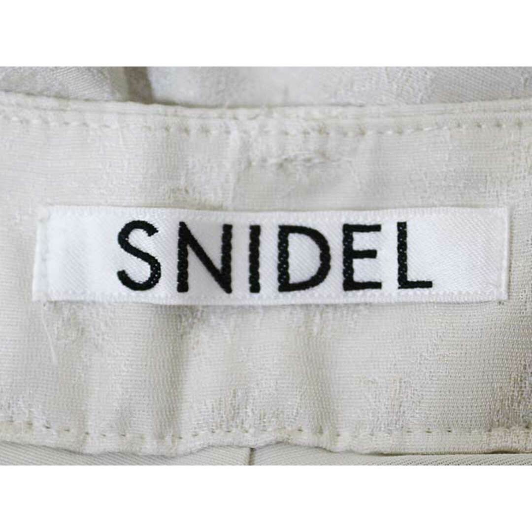 SNIDEL(スナイデル)の☆SNIDEL/スナイデル☆2020年製/ジャガードパンツ/ロングパンツ/長ズボン/ポケット/センタープレス アイボリー レディース 1【中古】春夏 602042 レディースのパンツ(その他)の商品写真