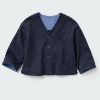 ユニクロ(UNIQLO)のユニクロソフトタッチコットンカーディガン  80cm(カーディガン/ボレロ)