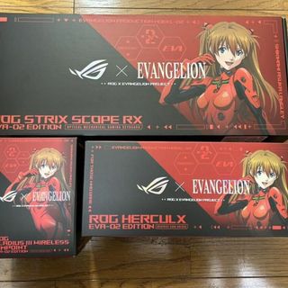 エイスース(ASUS)の箱、限定付属品のみ ASUS ROG Strix Scope RX EVA-02(PC周辺機器)