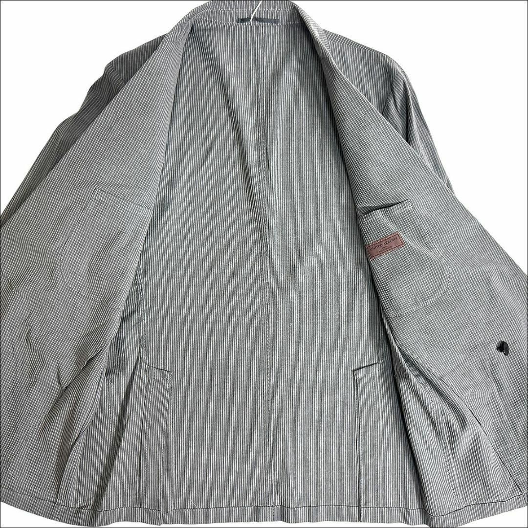 UNITED ARROWS(ユナイテッドアローズ)のJ7170 美品 ユナイテッドアローズ ダブル セットアップ グレー S/M メンズのスーツ(セットアップ)の商品写真