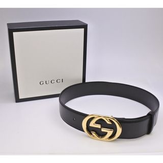 グッチ(Gucci)の[USED/中古]GUCCI グッチ ベルト・バックル GGバックル ゴールド金具 細ベルト 209417 65ｃｍ ブラック レザー ゴールド金具 中古 tdc-000633-4e(ベルト)