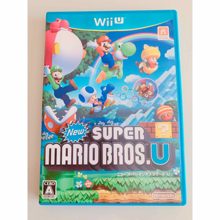 ウィーユー(Wii U)の【お値下げしました！】New スーパーマリオブラザーズ U(家庭用ゲームソフト)