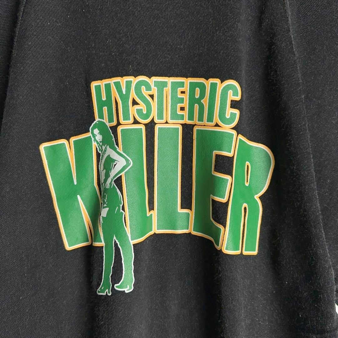 HYSTERIC GLAMOUR(ヒステリックグラマー)の9057【希少デザイン】ヒステリックグラマー☆ヒスガールリンガーtシャツ入手困難 メンズのトップス(Tシャツ/カットソー(半袖/袖なし))の商品写真