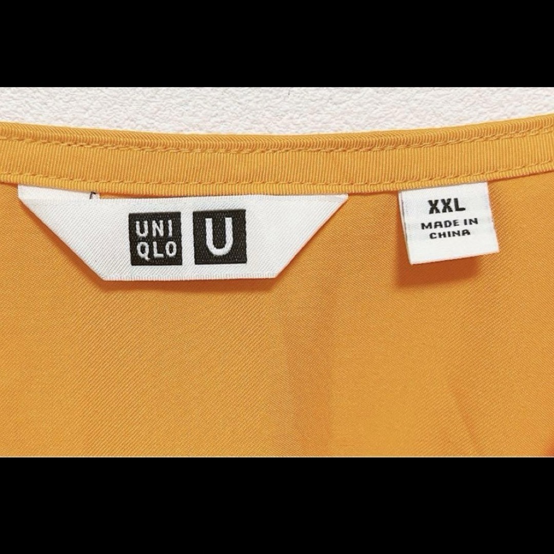 UNIQLO(ユニクロ)のUNIQLO ユニクロ　ロングワンピース　2XLサイズ　大きめサイズ　美品 レディースのワンピース(ロングワンピース/マキシワンピース)の商品写真