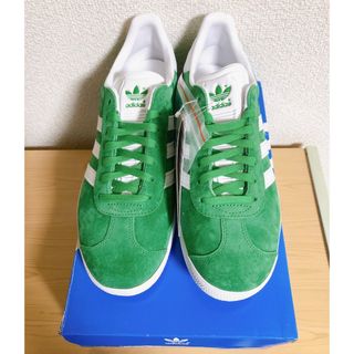 アディダス(adidas)のadidas gazelle 希少　アディダス　ガゼル　グリーン　24 ソール白(スニーカー)