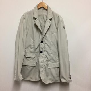 モンクレール(MONCLER)の定10万美品 MONCLERモンクレール ブレザージャケット1ベージュ(テーラードジャケット)