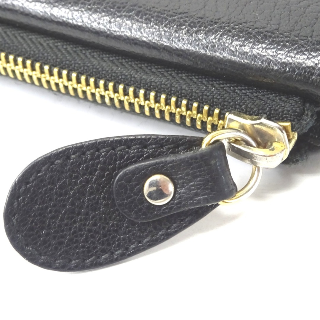 Chloe(クロエ)のクロエ 長財布 ターンロック L字ファスナー エルシー ブラック FtTh534691 中古 レディースのファッション小物(財布)の商品写真