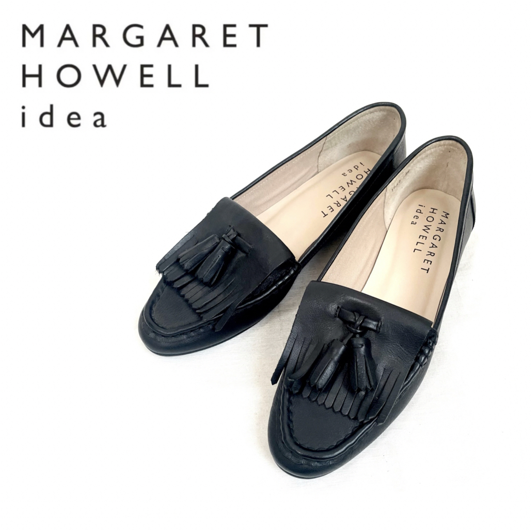 MARGARET HOWELL(マーガレットハウエル)のMARGARET HOWELL idea タッセルキルトローファー 25.0 レディースの靴/シューズ(ローファー/革靴)の商品写真