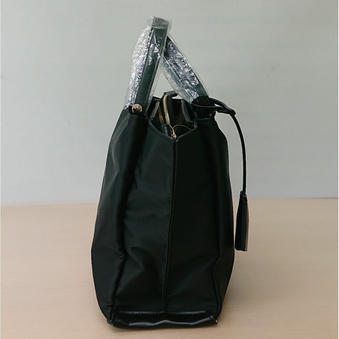 MIAN(ミアン)の【新品】ミアンLILY+ナイロン2wayハンドバッグ2221-126-1 BLK レディースのバッグ(ハンドバッグ)の商品写真