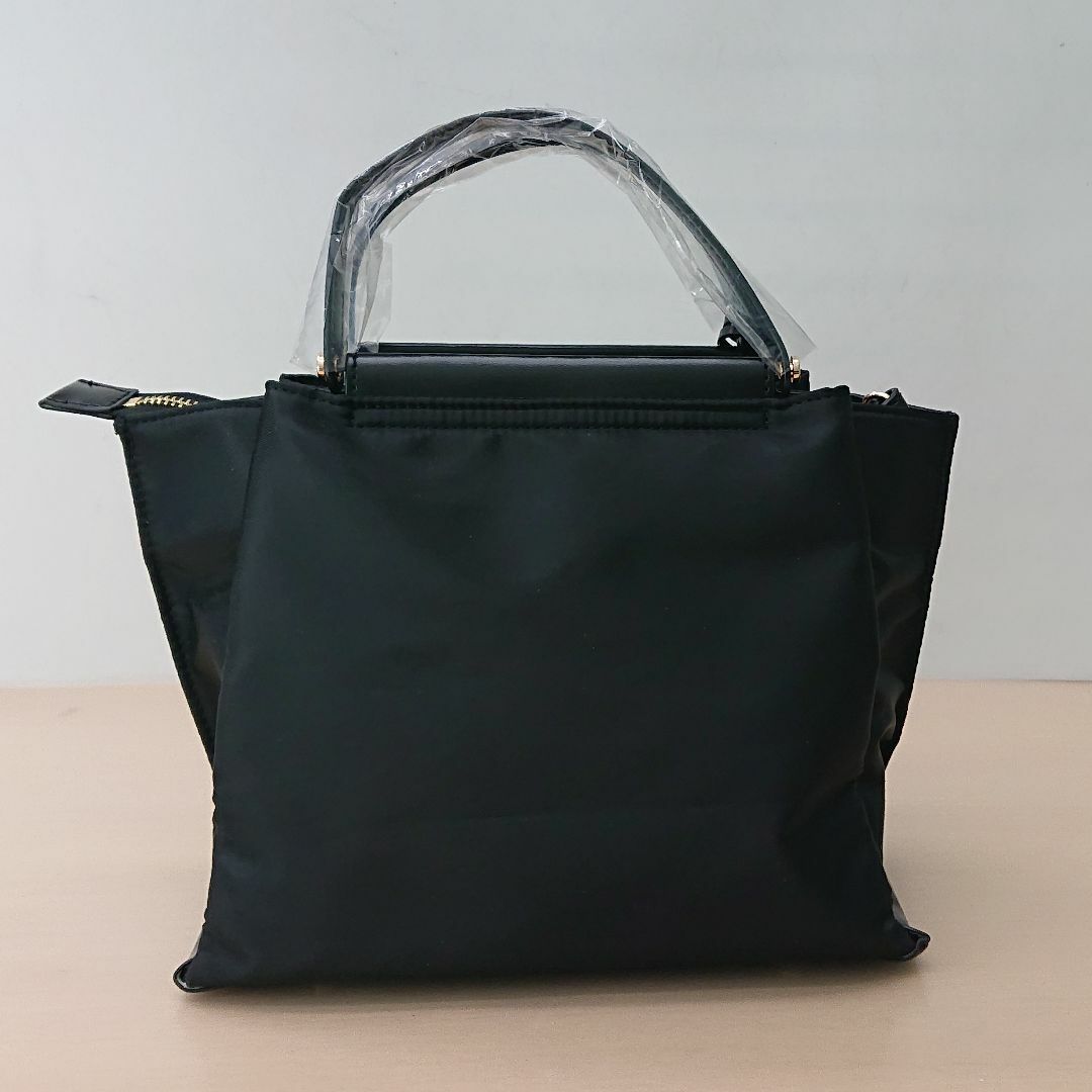 MIAN(ミアン)の【新品】ミアンLILY+ナイロン2wayハンドバッグ2221-126-1 BLK レディースのバッグ(ハンドバッグ)の商品写真