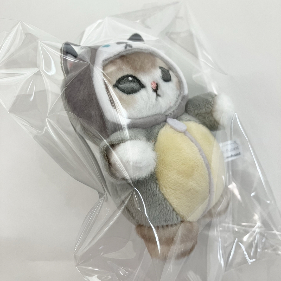 新品 mofusand あったかパジャマにゃん マスコットぬいぐるみ オオカミ