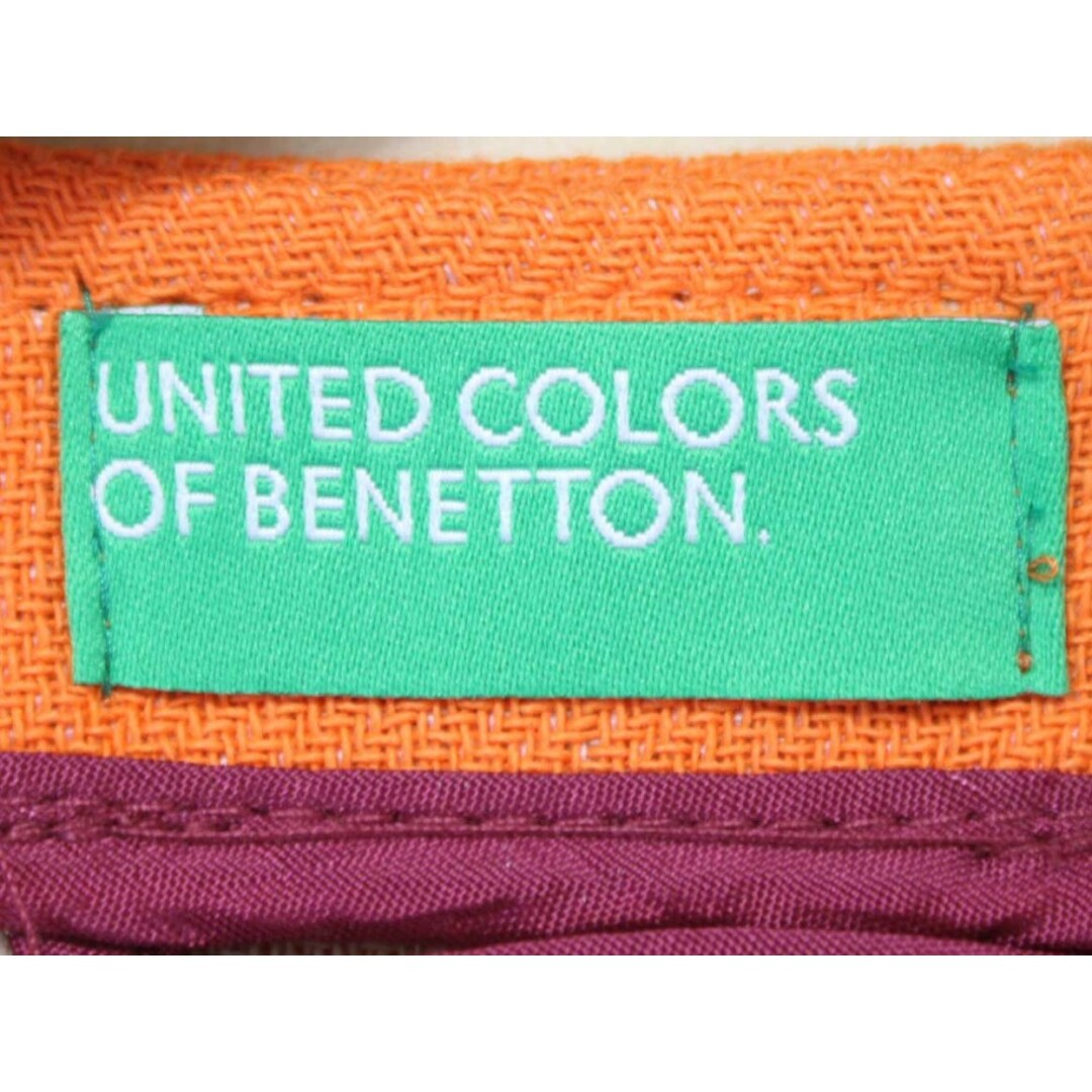 BENETTON(ベネトン)の【値下げ】‡BENETTON (UNITED COLORS OF BENETTON)/ベネトン(ユナイテッド カラーズ オブ ベネトン)‡ジップコート/アウター/長袖 オレンジ レディース 40【中古】 春秋 402032 otr レディースのジャケット/アウター(その他)の商品写真