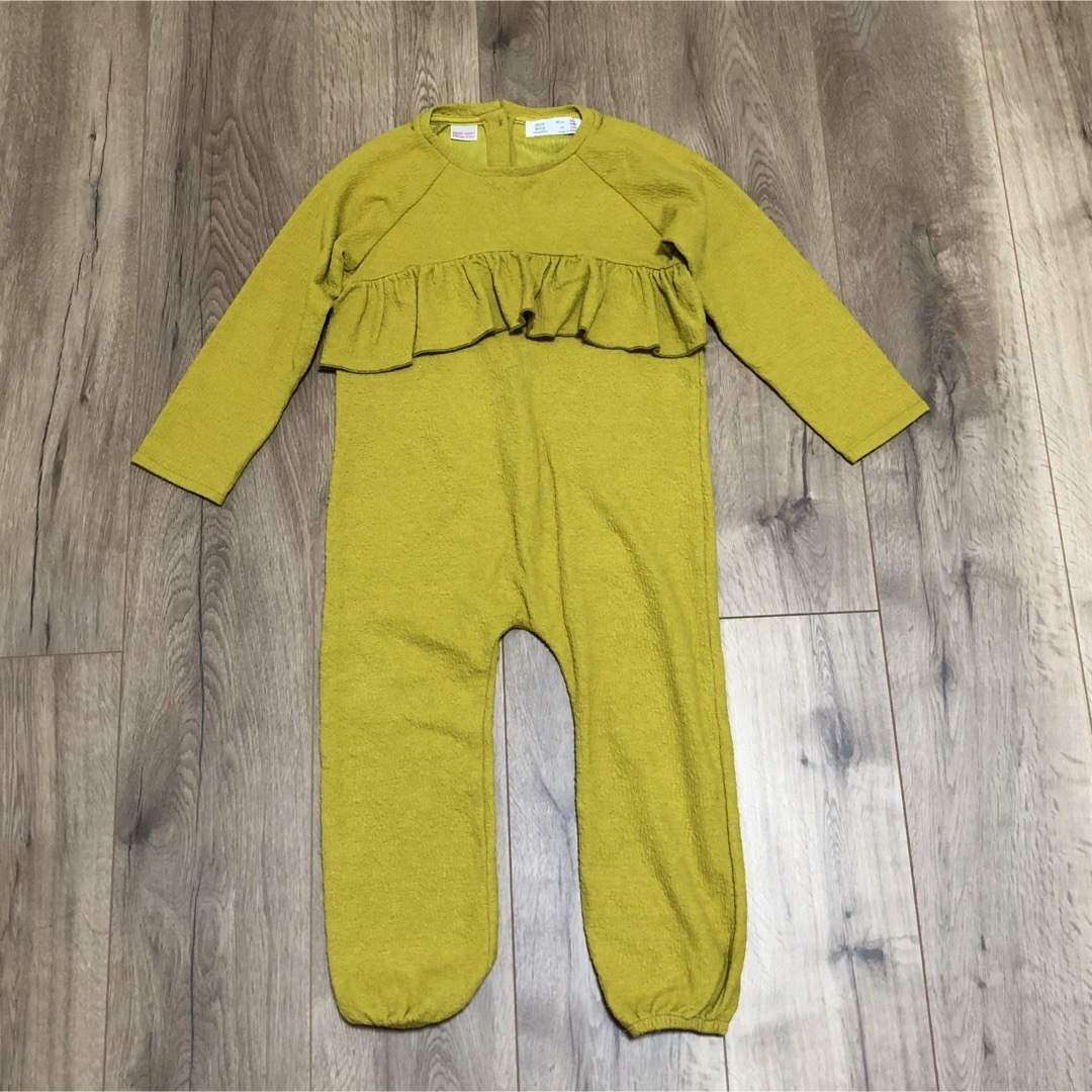 ZARA KIDS(ザラキッズ)のザラベビー サロペット パンツ 3-4y 104cm 未使用 キッズ/ベビー/マタニティのキッズ服女の子用(90cm~)(パンツ/スパッツ)の商品写真