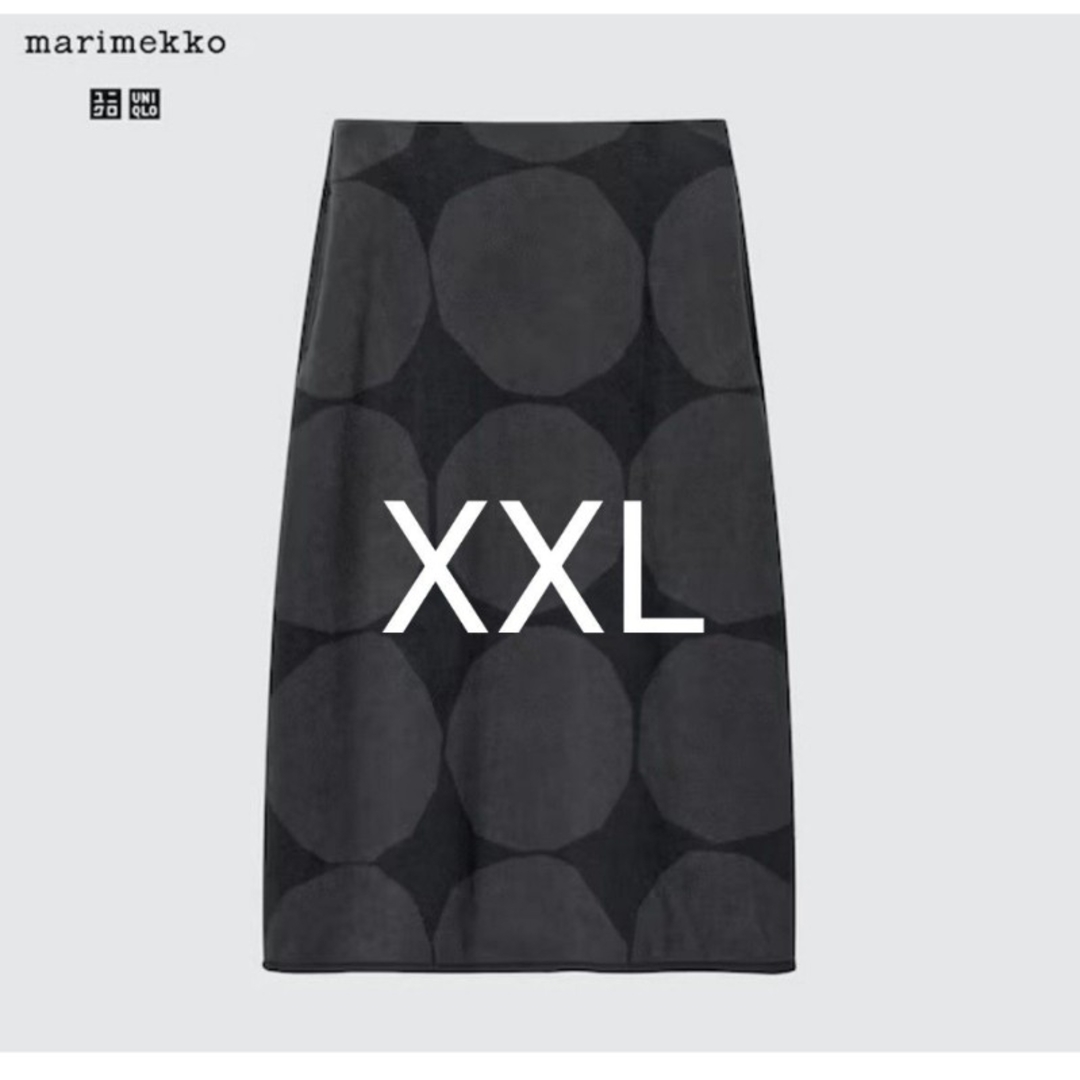 marimekko(マリメッコ)の新品未使用タグ付き　フリーススカート　マリメッコ　ユニクロ　キヴェット　XXL レディースのスカート(ひざ丈スカート)の商品写真