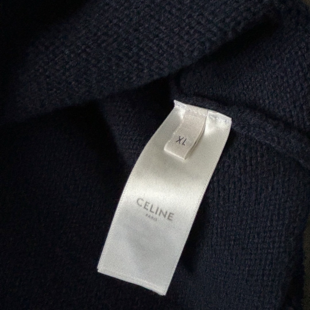 celine(セリーヌ)の【kOusuke様専用】CELINE メンズクルーネックセーター XLネイビー メンズのトップス(ニット/セーター)の商品写真