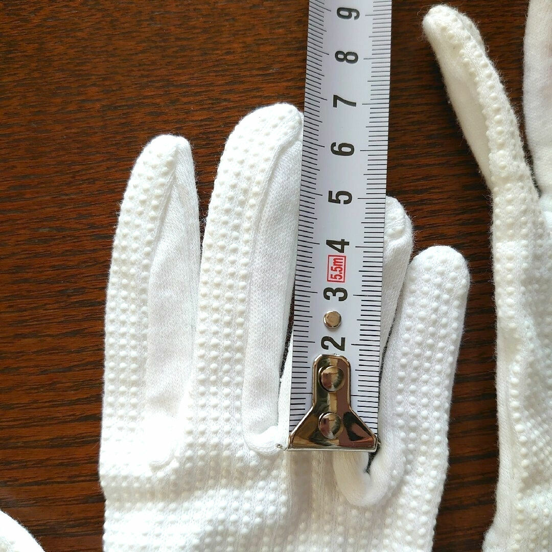 No.207 ① 白手袋 レディース S 滑り止め付き レディースのファッション小物(手袋)の商品写真
