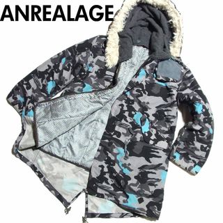 ANREALAGE アンリアレイジ ライナー付き 迷彩 カモフラ モッズコート