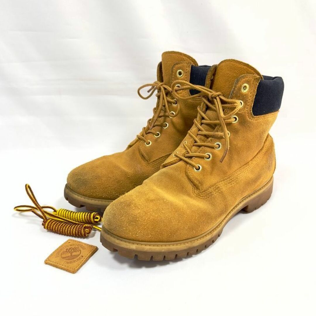 格安新品 
 Timberland × Timberland スウェード BEAUTY&YOUTH UNITED スウェード BEAUTY&YOUTH イエローブーツ Timberland 靴/シューズ