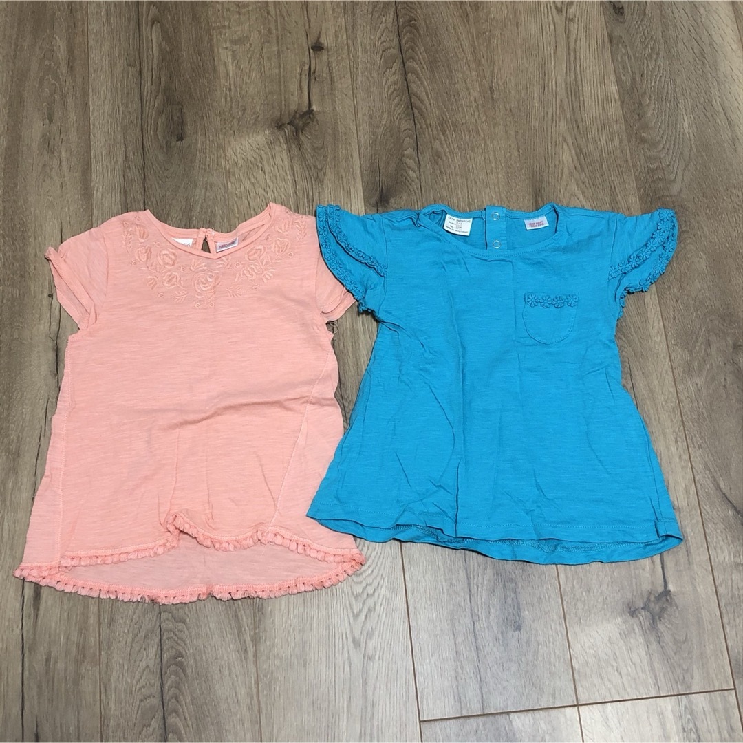 ZARA KIDS(ザラキッズ)のザラベビー Tシャツ トップス 3-4y 104cm 未使用 キッズ/ベビー/マタニティのキッズ服女の子用(90cm~)(Tシャツ/カットソー)の商品写真