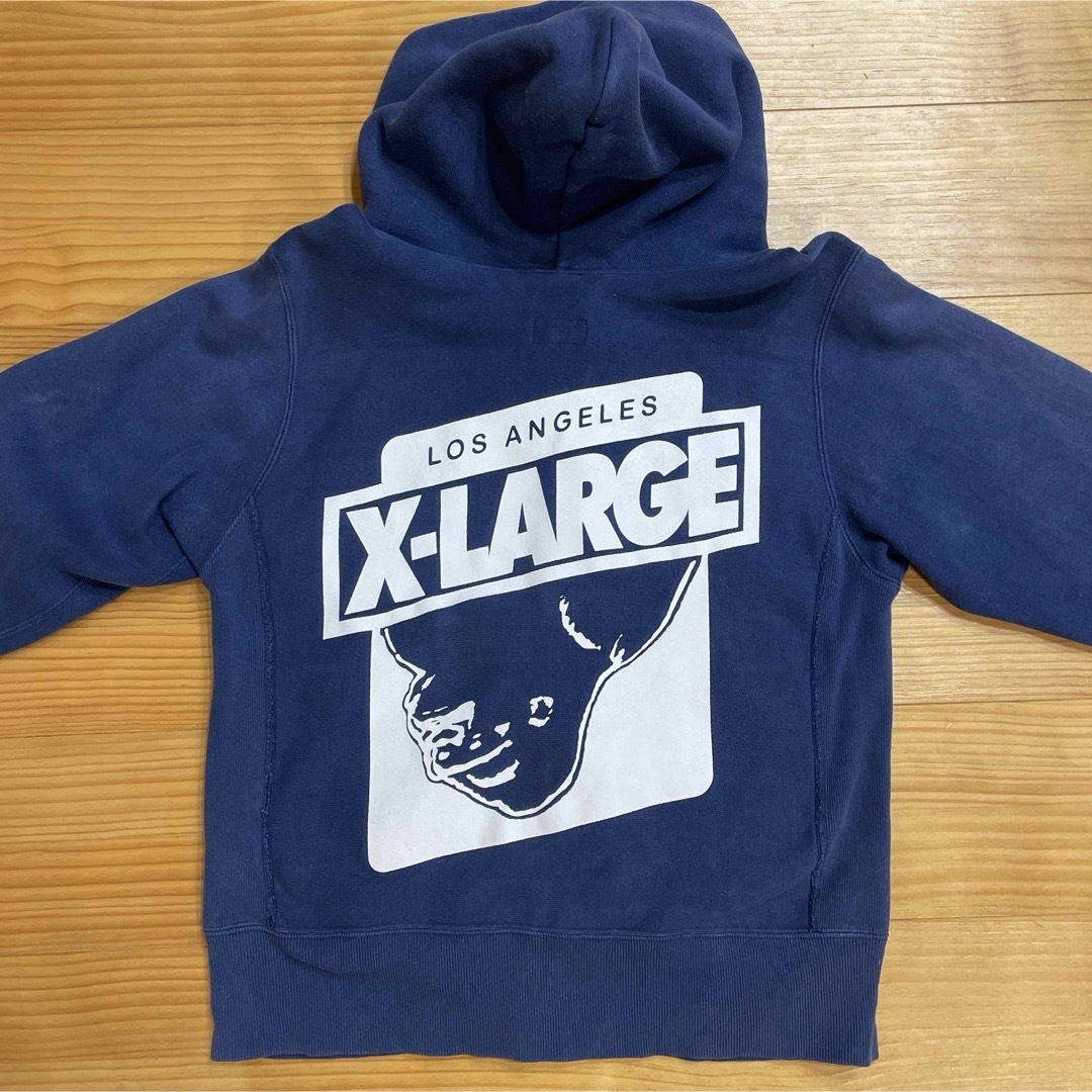 XLARGE(エクストララージ)のXLARGE×Champion REVERSE WEAVE ZIP HOODIE メンズのトップス(パーカー)の商品写真