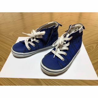 ヴァンズ(VANS)の920）【VANS】18cm青キッズハイカットシューズOFF THE WALL(スニーカー)