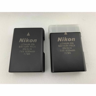 ニコン(Nikon)のEN-EL14 Nikon  ニコン 2個　純正品 中古美品 (バッテリー/充電器)