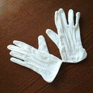 No.207 ② 白手袋 レディース S 滑り止め付き(手袋)