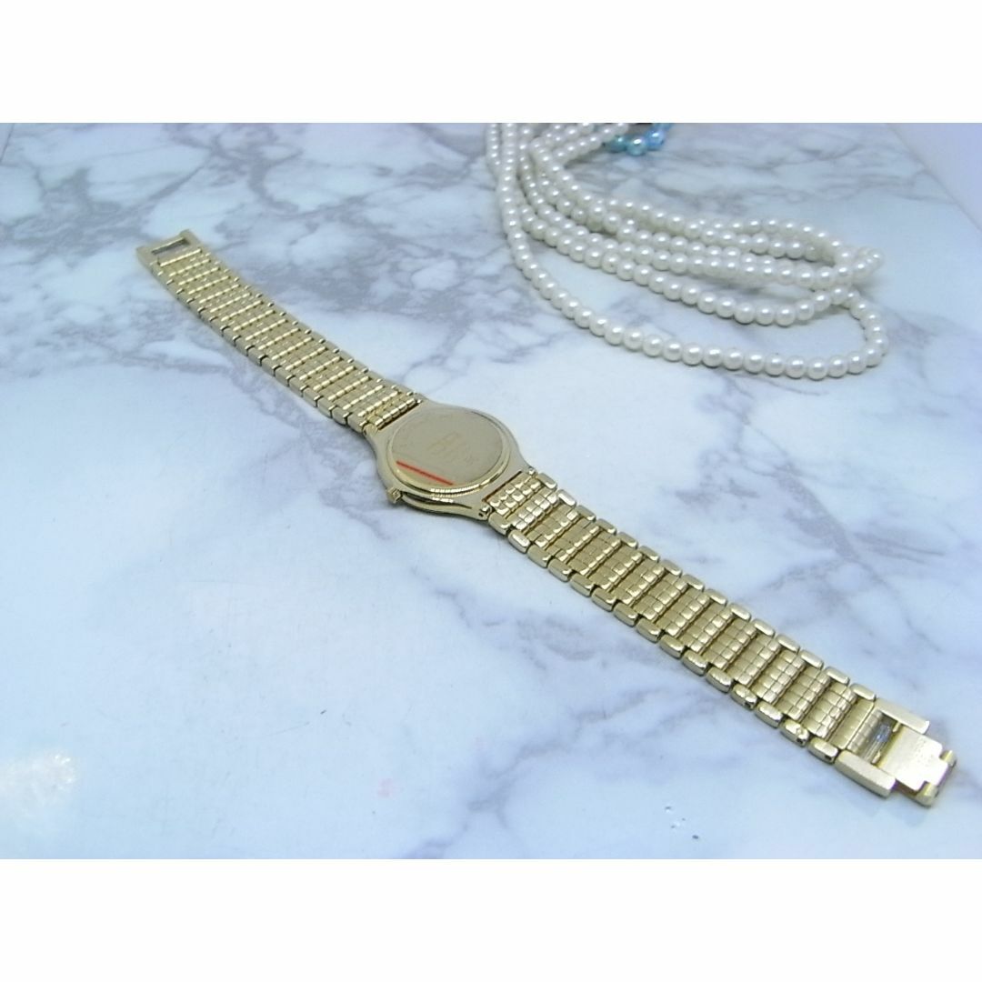 美品 JEAN PERRET ゴールドカラー サファイヤガラス レディース 美品 JEAN PERRET ゴールドカラー サファイヤガラス レディース