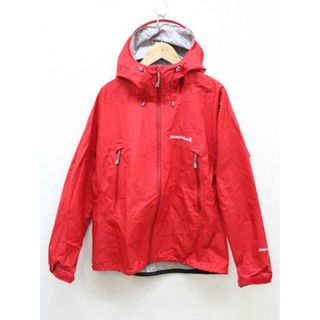 モンベル(mont bell)の【春物 新入荷】‡mont-bell/モンベル‡レインダンサージャケット/アウター/長袖 レッド/赤 レディース M【中古】春秋 otr 822042(その他)