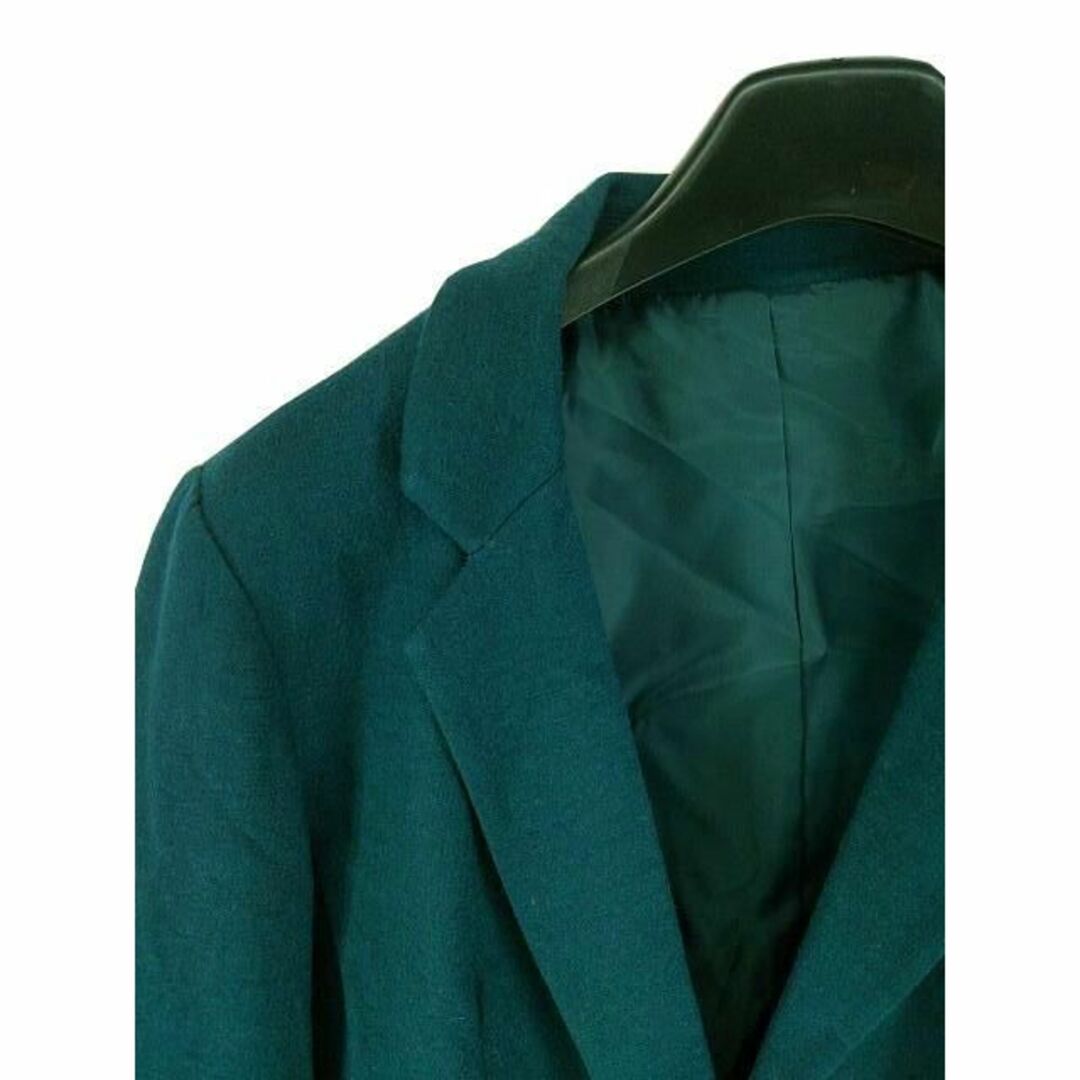 AW328■  新品 テーラード風ジャケット シングルブレスト 3Lサイズ 緑 レディースのジャケット/アウター(その他)の商品写真