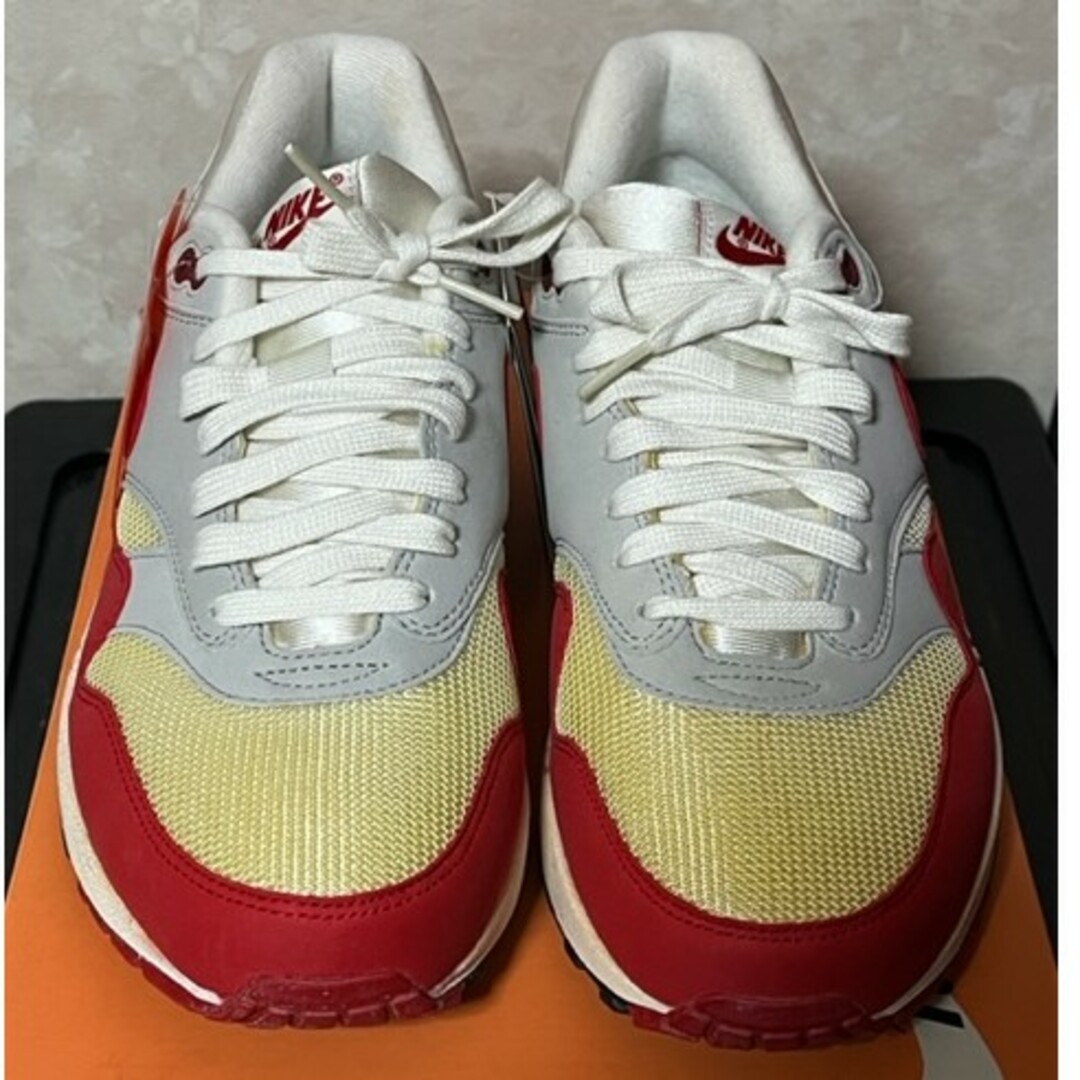 NIKE(ナイキ)のAIR MAX 1 OG "UNIVERSITY RED" 554717-160 メンズの靴/シューズ(スニーカー)の商品写真