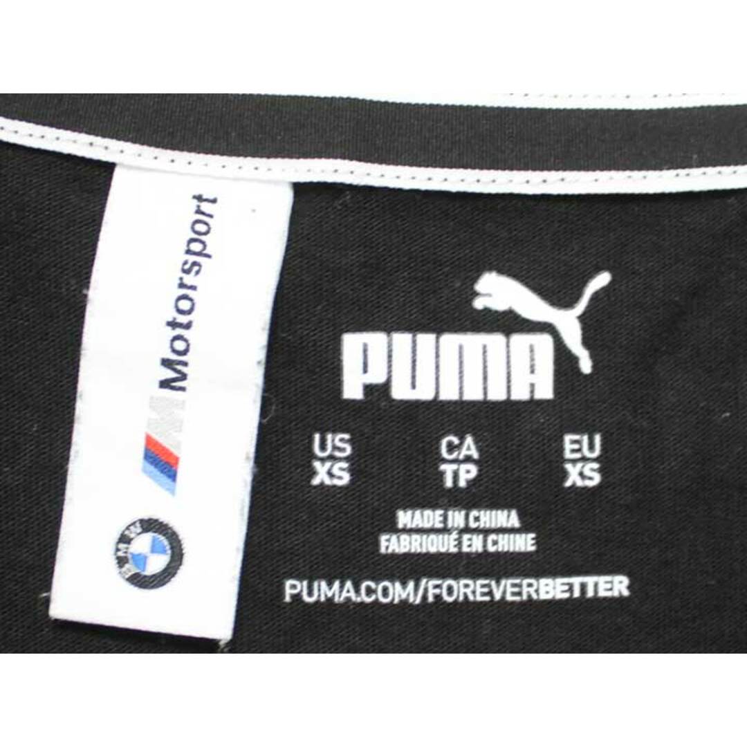 PUMA(プーマ)の【値下げ】△PUMA×BMW/プーマ×ビーエムダブリュー△プリントTシャツ/カットソー/半袖/クルーネック　ブラック/黒　 メンズ　XS　【中古】　春夏秋冬 400122 メンズのトップス(Tシャツ/カットソー(半袖/袖なし))の商品写真