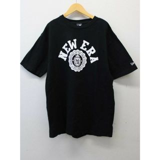 ニューエラー(NEW ERA)の‡NEW ERA/ニューエラ‡プリントTシャツ/カットソー/半袖 ブラック/黒 メンズ XXL【中古】 春夏秋冬 411042(Tシャツ/カットソー(半袖/袖なし))