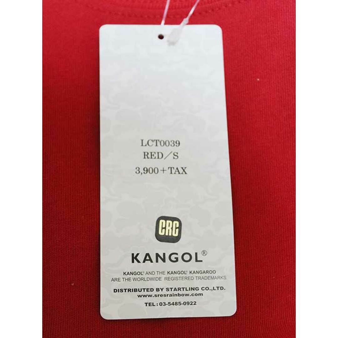 KANGOL(カンゴール)の新品未使用品☆KANGOL/カンゴール☆Ｔシャツ/ワンポイント/カジュアル/半袖 レッド/赤 メンズ Ｓ 春夏秋冬 502132 メンズのトップス(Tシャツ/カットソー(半袖/袖なし))の商品写真