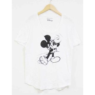 ニールバレット(NEIL BARRETT)の【値下げ】☆Neil Barrett × Disney/ニールバレット×ディズニー☆シワ加工コラボミッキーTシャツ/カジュアル/半袖 ホワイト/白 メンズ S【中古】春夏秋冬 303032(Tシャツ/カットソー(半袖/袖なし))