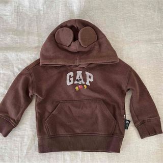 ベビーギャップ(babyGAP)のbaby gap ディズニー ミッキーマウス プルオーバーパーカー　80サイズ(トレーナー)