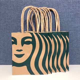 Starbucks - スターバックス クラフトペーパーショッパーSの通販 by