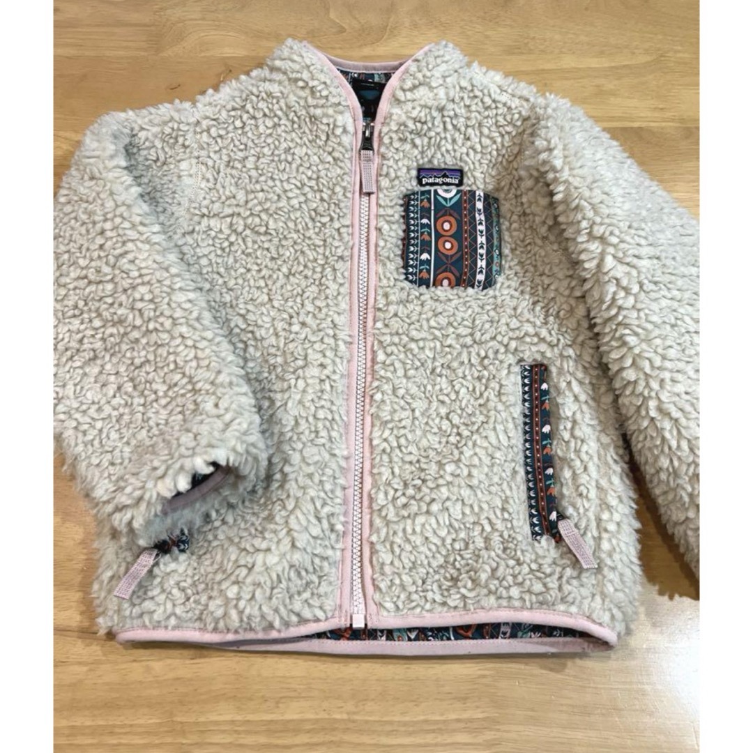 patagonia(パタゴニア)の美品 Patagonia キッズボアジャケット キッズ/ベビー/マタニティのキッズ服男の子用(90cm~)(ジャケット/上着)の商品写真