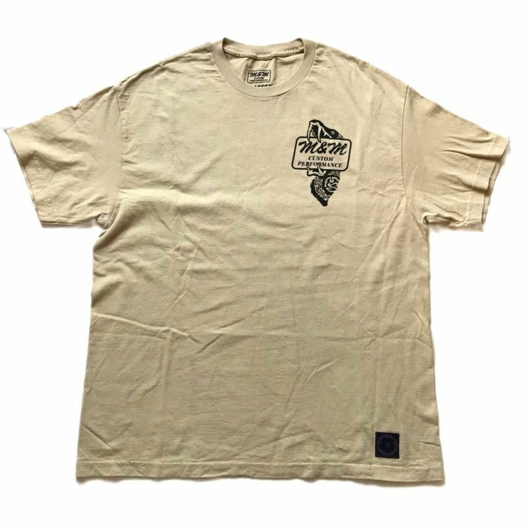 M&M(エムアンドエム)のM&M CUSTOM MASSES T-SHIRT SQUAD SAND XL メンズのトップス(Tシャツ/カットソー(半袖/袖なし))の商品写真