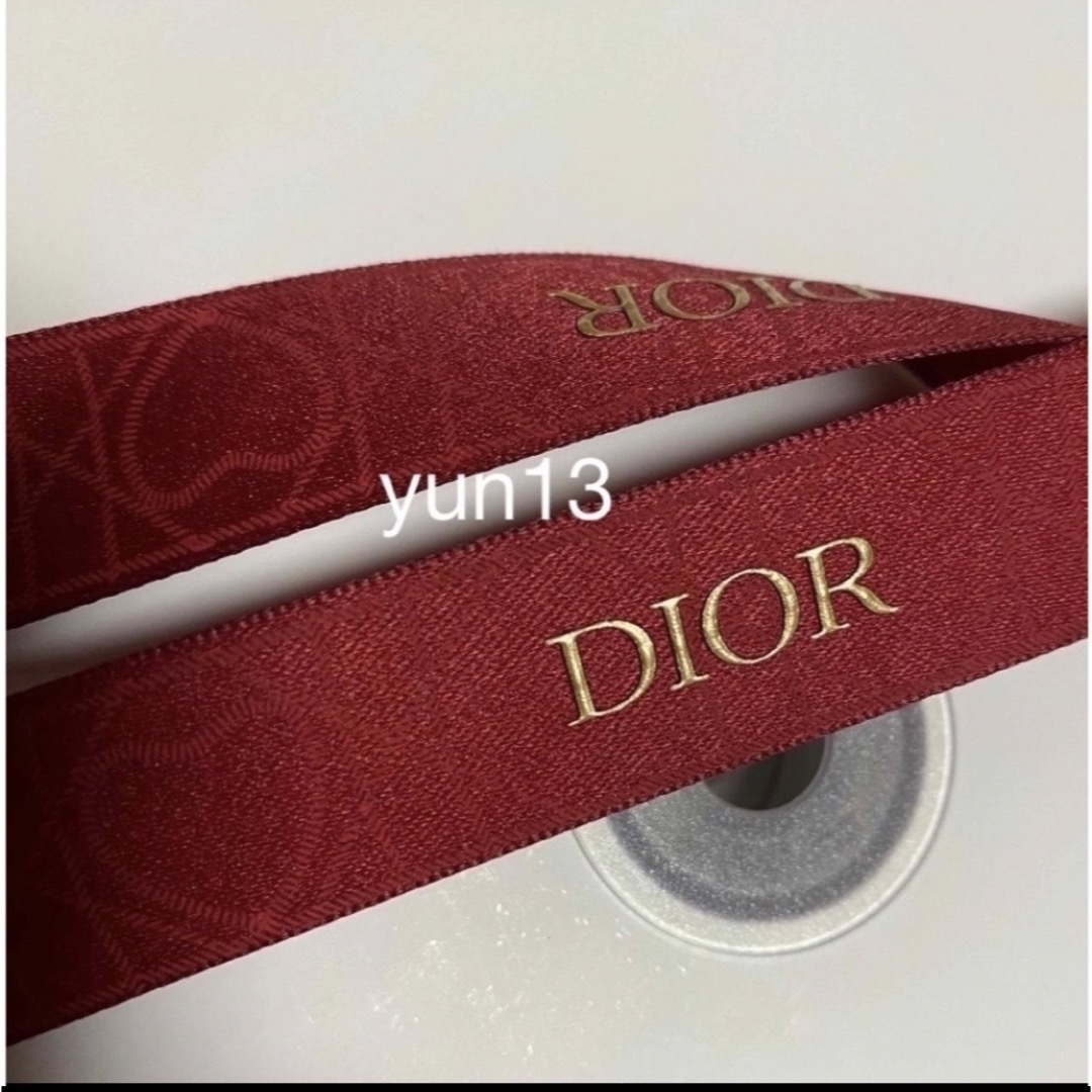 Dior(ディオール)のDior 3mリボン ハートカナージュ柄 ディオール 限定 バレンタイン インテリア/住まい/日用品のオフィス用品(ラッピング/包装)の商品写真