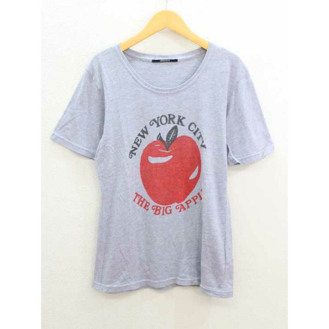 AMERICAN RAG CIE(アメリカンラグシー)の【値下げ】‡AMERICAN RAG CIE/アメリカンラグシー‡プリントTシャツ/半袖 グレー メンズ   【中古】春夏秋冬 625032 メンズのトップス(Tシャツ/カットソー(半袖/袖なし))の商品写真