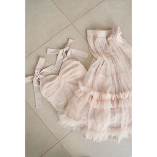 エピヌ(épine)の“Ballerina” ribbon tulle 2点セット　baby pink(その他)