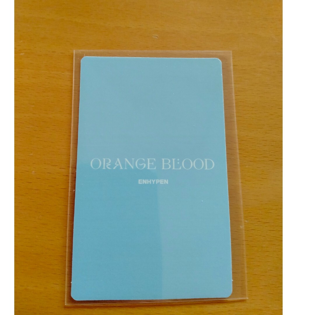 ENHYPEN(エンハイプン)のENHYPEN　ORANGE BLOOD　ENGENE ver.トレカ　ジェイク エンタメ/ホビーのCD(K-POP/アジア)の商品写真