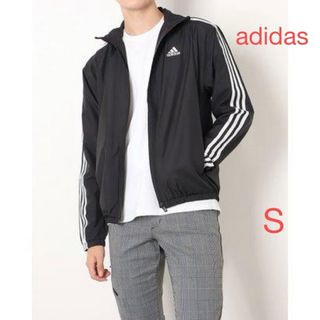 アディダス(adidas)のadidas ウィンドブレーカージャケット GE0406 ブラック S(ナイロンジャケット)