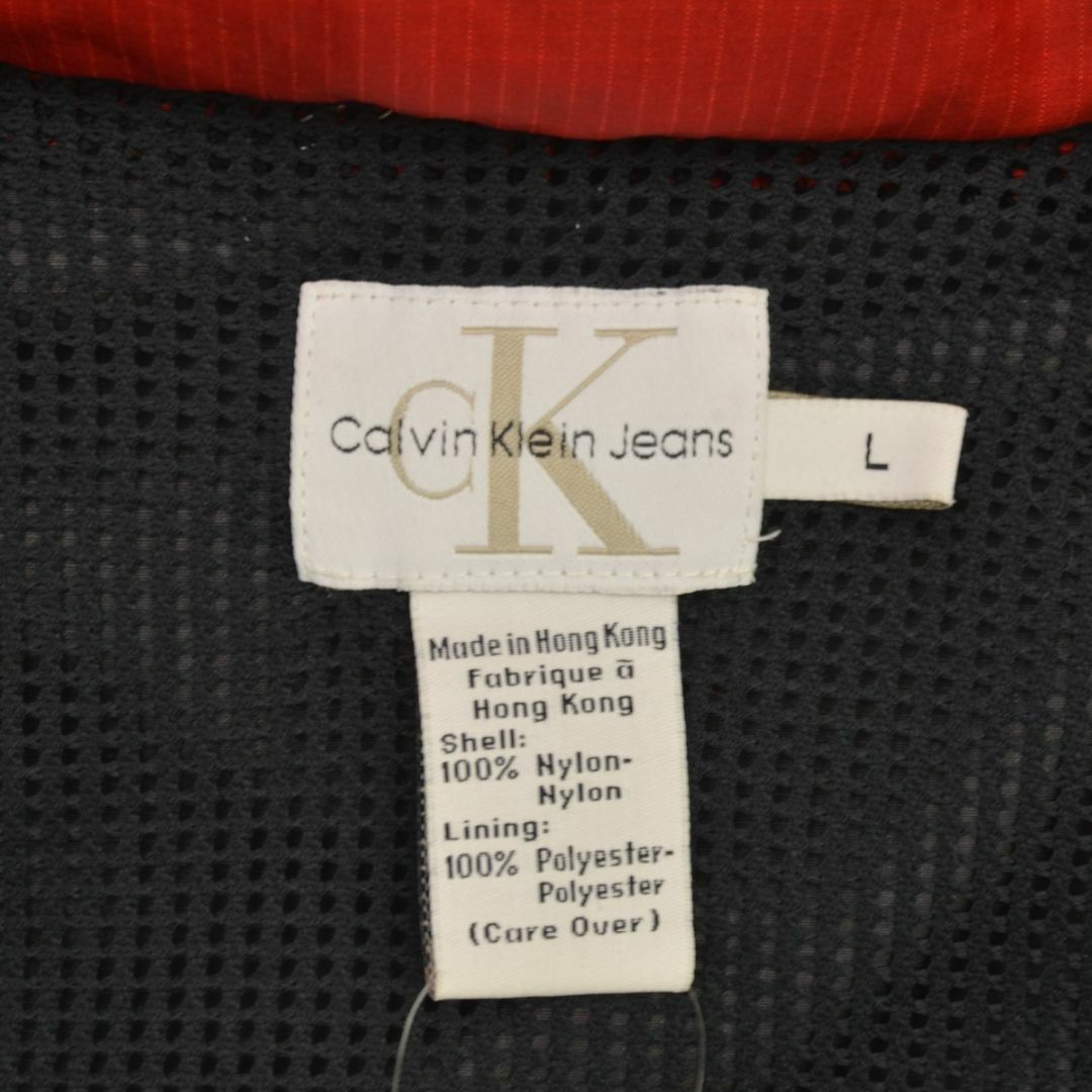 Calvin Klein(カルバンクライン)の【CalvinKleinJeans】90s ナイロン ウィンドブレーカー メンズのジャケット/アウター(ナイロンジャケット)の商品写真
