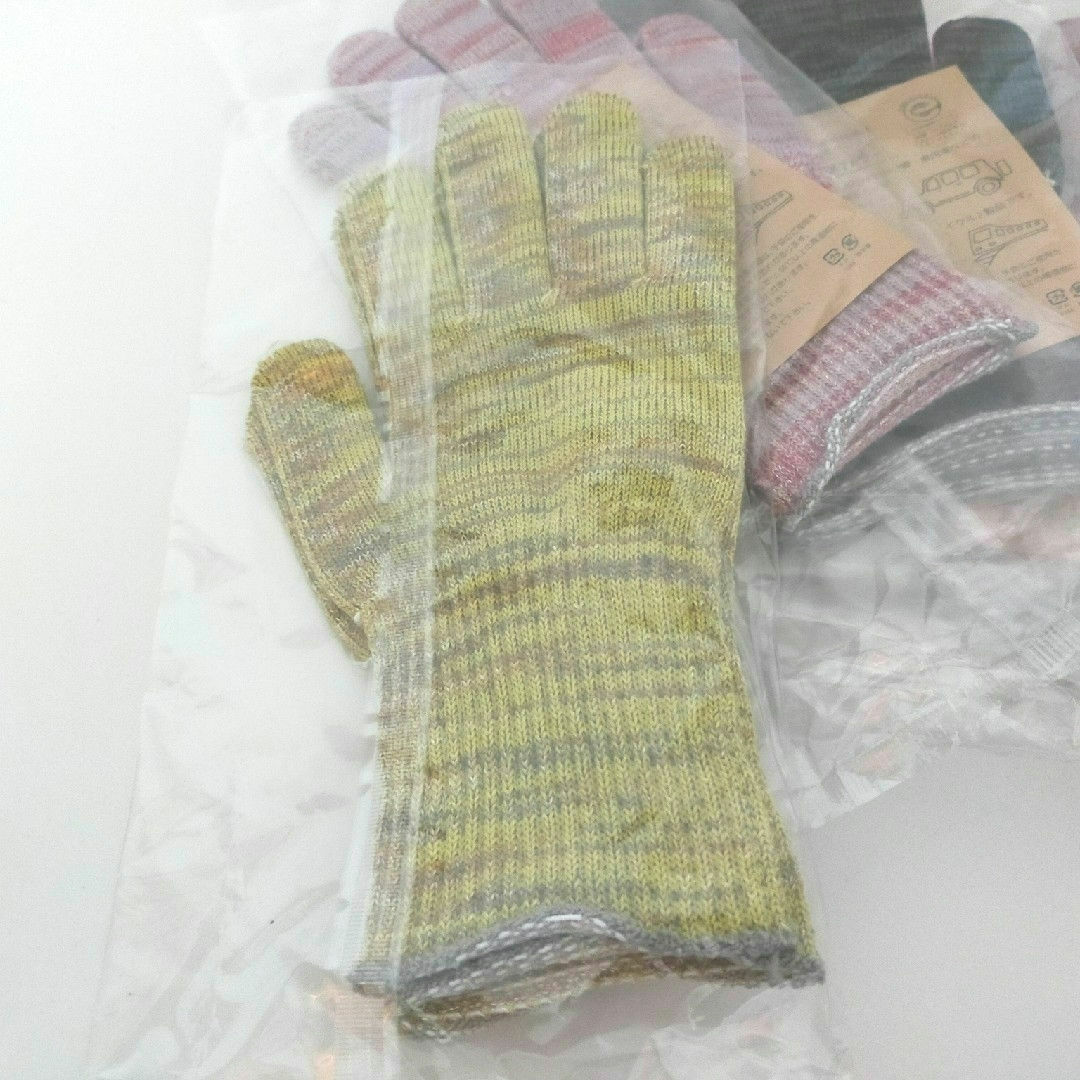軍手 手袋 5セット インテリア/住まい/日用品の日用品/生活雑貨/旅行(日用品/生活雑貨)の商品写真