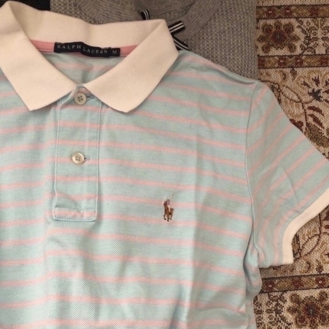 Lochie(ロキエ)のRalph border polo🩷 レディースのトップス(ポロシャツ)の商品写真